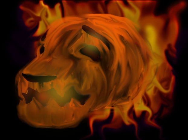 The Lion O'Lantern...