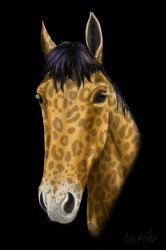 Новая и моя самая любимая порода лошадей, встречайте - леопардовый ахалтекинец xD